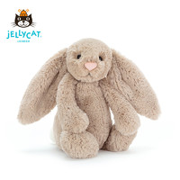 jELLYCAT 邦尼兔 英国jELLYCAT害羞米色邦尼兔毛绒玩具安抚陪伴抱枕公仔礼物女生
