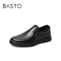 BASTO 百思图 秋季新款商场同款简约舒适乐福鞋男休闲鞋969A3CM1