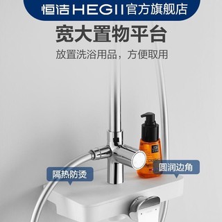 HEGII 恒洁 淋浴花洒套装 包送装 908-333 现货速发