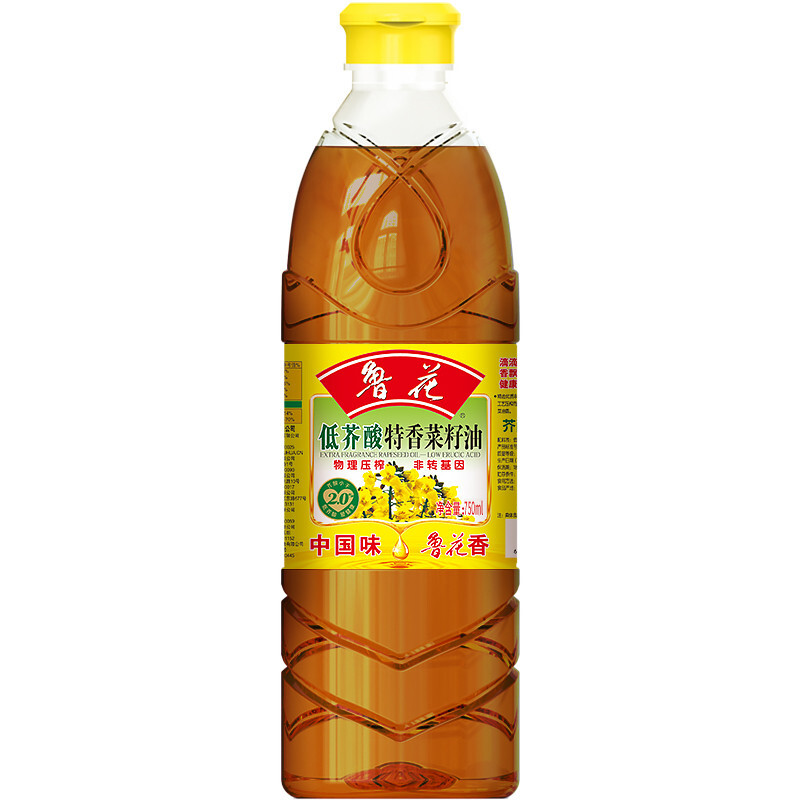 luhua 鲁花 低芥酸特香菜籽油 750ml