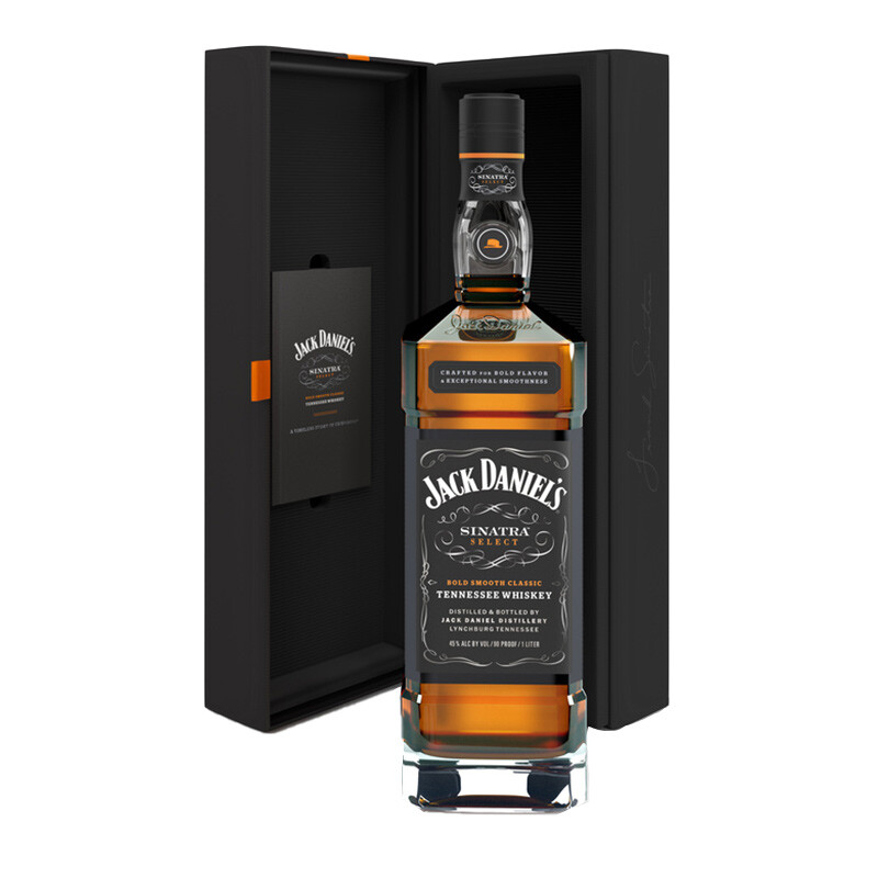 JACK DANIEL‘S 杰克丹尼 调和 田纳西威士忌 45%vol 1L 辛纳屈礼盒装