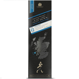 JOHNNIE WALKER 尊尼获加 黑牌 艾雷岛 12年 调和 苏格兰威士忌 40%vol 700ml 礼盒装