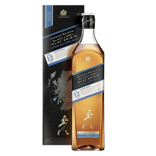 JOHNNIE WALKER 尊尼获加 黑牌 艾雷岛 12年 调和 苏格兰威士忌 40%vol 700ml 礼盒装