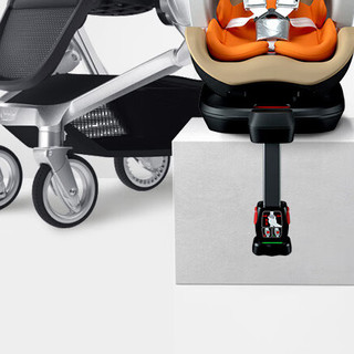 BeBeBus Art+艺术家 婴儿推车 波普黄+安全座椅 装甲金