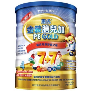 Wyeth 惠氏 膳儿加系列 金装儿童特殊配方奶粉 港版 4段 900g