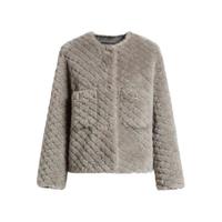 HOPESHOW 红袖 女士短外套 90122330401 乌云灰 S