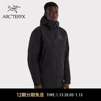 ARC'TERYX始祖鸟 BETA LONG GORE-TEX 防水 男子 冲锋衣 Black/黑色 S