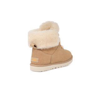 UGG Classic Novelty经典新奇系列 女士短筒雪地靴 1130558 沙色 37