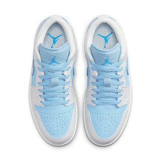 AIR JORDAN 正代系列 Air Jordan 1 Low Se 女子篮球鞋 DV1299-104 帆白/暗白蓝/冰蓝 44.5