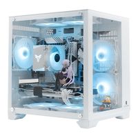 JONSBO 乔思伯 十二代酷睿版 组装电脑（白色、500GB SSD、酷睿i5-12400F、RTX 3070 8G、16GB）