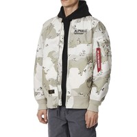 ALPHA INDUSTRIES 文字刺绣飞行员夹克