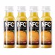  农夫山泉 NFC橙汁果汁饮料 100%鲜果压榨 橙子压榨300ml*4瓶冷藏型　