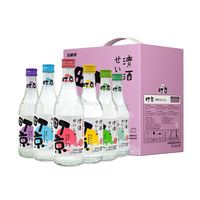 町京 纯米大吟酿国产多口味清酒10度360ml*6瓶混合礼盒装年货送礼