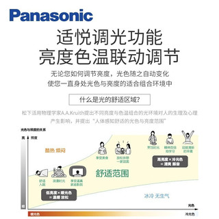 松下(Panasonic)led客厅灯 简约大气遥控调光调色照明灯具吸顶灯套餐卧室灯适悦光 米家适悦光三室一厅 4灯B