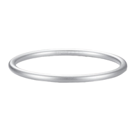 China Gold 中国黄金 ZJ-22YSS0002 素圈足银手镯 60号 25g