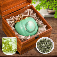 惜此时 碧螺春江苏原料产地茶叶绿茶绿茶礼盒陶瓷罐装120g手提袋