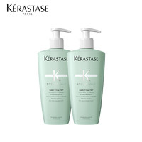 KÉRASTASE 卡诗 双重功能无硅油洗发水 500ml*2（赠功能洗发水80ml*2+沁透洗发水80ml*2+奢护精华霜75ml*2+礼袋）