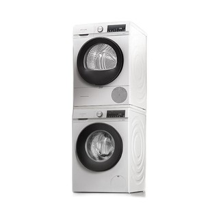 SIEMENS 西门子 云感系列 WG52A1X00W+WQ55A2D00W 热泵式洗烘套装 白色