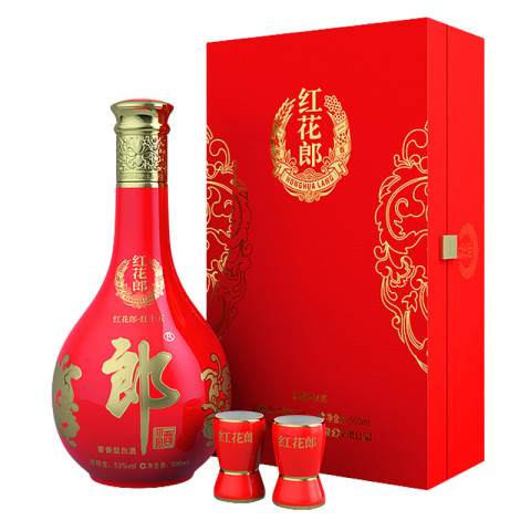 白酒 紅花郎酒（53度）500ml : 中国超級市場オンライン - 通販