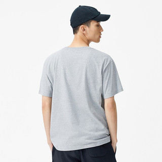 new balance 男子运动T恤 AMT01567-AG 灰色 XXL