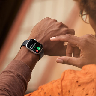 Apple 苹果 watch苹果手表s8 iwatch s8电话智能运动手表男女通用款 珍珠白 标配 41毫米 GPS款 铝金属 45毫米 蜂窝款 铝金属 星光色 礼盒款