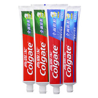 Colgate 高露洁 全面防蛀牙膏大容量4支囤货装（清新薄荷250g×2+超爽薄荷250g×2）