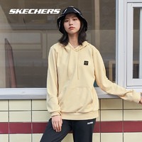 SKECHERS 斯凯奇 冬季运动卫衣男女情侣长袖加绒连帽套头衫L420U301