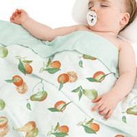 EMXEE 嫚熙 MX498215252 婴童盖毯 水果派对 140*120cm