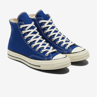 匡威（Converse）CONVERSE匡威官方 Chuck 70高帮运动鞋百搭帆布鞋宝石蓝 168509C 蓝/168509C 45