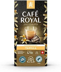 CAFE ROYAL 芮耀 Café Royal 香草味版 Nespresso® 兼容胶囊（铝制，强度 4/10）10 盒