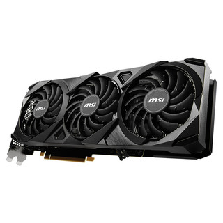 MSI 微星 GeForce RTX 3070 VENTUS 3X PLUS 8G OC LHR 万图师 显卡 8GB 黑色