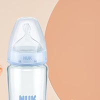 NUK 新生儿玻璃奶 0-6个月 M孔