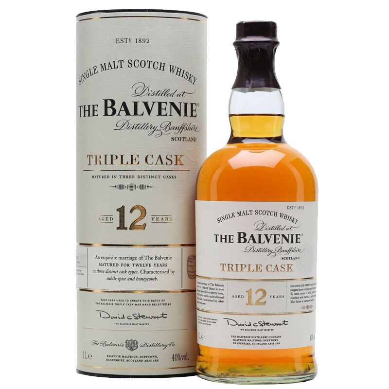 THE BALVENIE 百富 三桶 单一麦芽 英国威士忌 40%vol