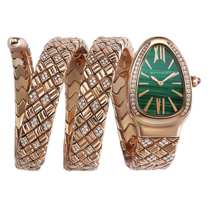BVLGARI 宝格丽 SERPENT系列 35毫米石英腕表 103658 大号款