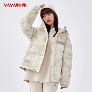 YAYA 鸭鸭羽绒服 情侣款2022新品宝可梦联名男女同款时尚设计感短款外套