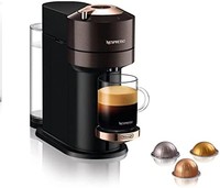 De'Longhi 德龙 DeLonghi 德龙 Nespresso Vertuo Next 咖啡机,内置WiFi 和蓝牙,自动胶囊机,带一个触摸系统,棕色
