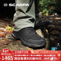 SCARPA 思卡帕 徒步鞋男鞋 Moraine莫林定制版 GTX防水低帮登山鞋 亚楦抓地户外鞋 黑色 40