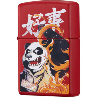 ZIPPO 之宝 LZE-0334 好事熊猫-重拳出击 充油打火机