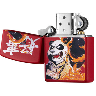 ZIPPO 之宝 LZE-0334 好事熊猫-重拳出击 充油打火机