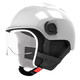 PLUS会员：SUNRIMOON 3C认证头盔 冬季保暖款 白色均码   黑色长镜