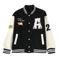 C&A 西雅衣家 C＆A男女同款棒球服2023早春新品字母潮流宽松夹克时尚外套.