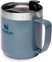 STANLEY 史丹利 经典保温杯 18/8 不锈钢材质 带锤调冰喷漆 蓝色 容量 0.35 升 高度:12 厘米 673508