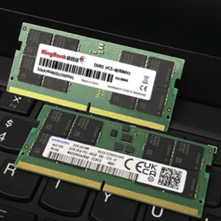 KINGBANK 金百达 DDR5 4800MHz 笔记本内存 普条 绿色 32GB