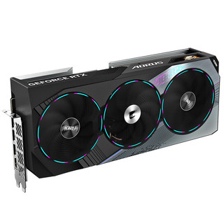 GIGABYTE 技嘉 AORUS GeForce RTX 4070Ti 12GB MASTER 显卡 12GB 黑色