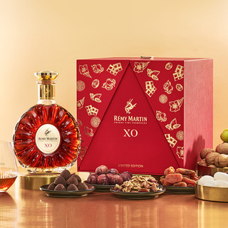 RÉMY MARTIN 人头马 X.O 干邑白兰地 40%vol 700ml 饕餮品鉴礼盒装 红色限定