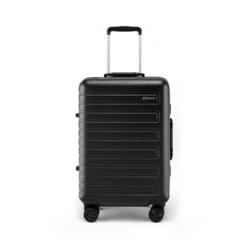 Diplomat 外交官 时尚铝框拉杆箱万向轮行李箱旅行箱TC-9203 黑色 24英寸