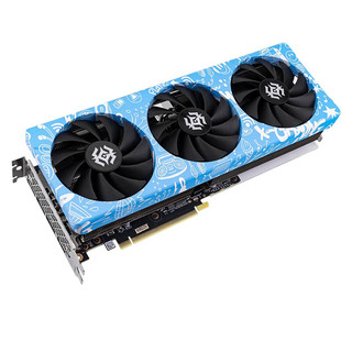 ZOTAC 索泰 RTX 4070Ti 12GB X GAMING OC 显卡 12GB 蓝色