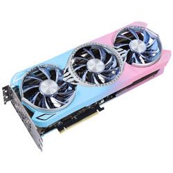 GAINWARD 耕升 GeForce RTX 4070 Ti 星极幻姬 OC 显卡 12GB 蓝粉色