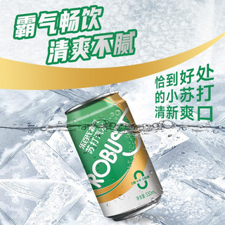 Robust 乐百氏 霸气苏打水 0糖0脂0卡330ml*6罐