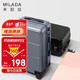 米拉达（MILADA）万向飞机轮拉杆箱20英寸灰色行李箱旅行箱登机箱男女密码箱